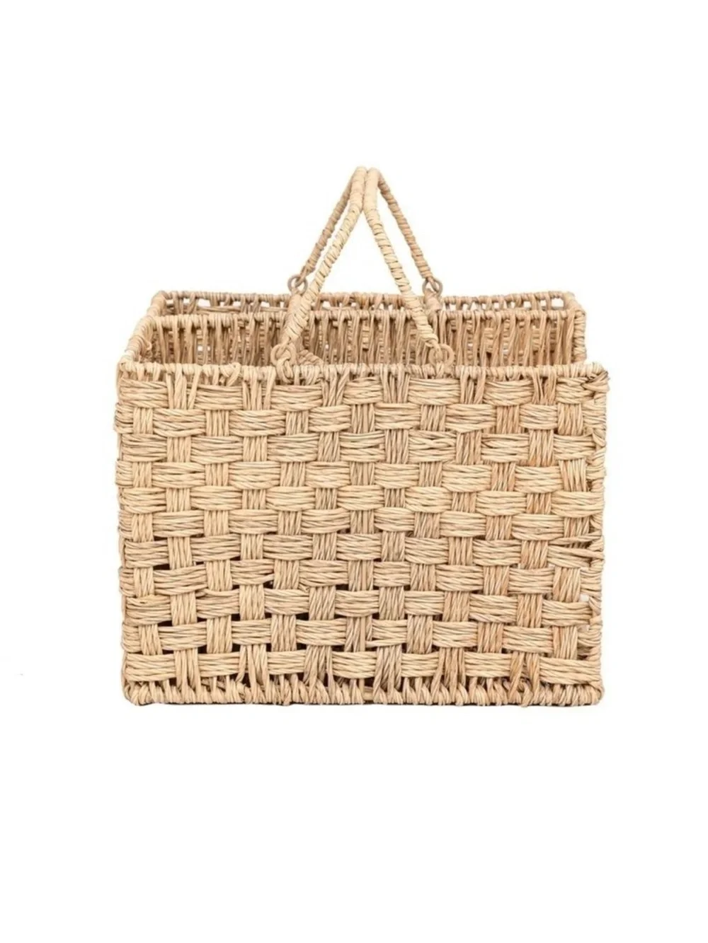 NWT Better Homes & Gardens Resin Rattan All-in-One Serving Caddy, Beige Walmart